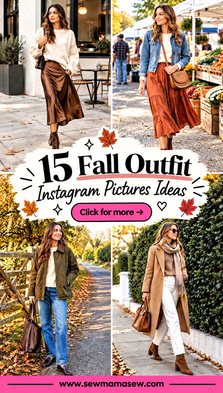 15 Fall Outfit Instagram Pictures Ideas Camera-Ready Style - 15 Fall Outfit Instagram Pictures Ideas: Camera-Ready Style