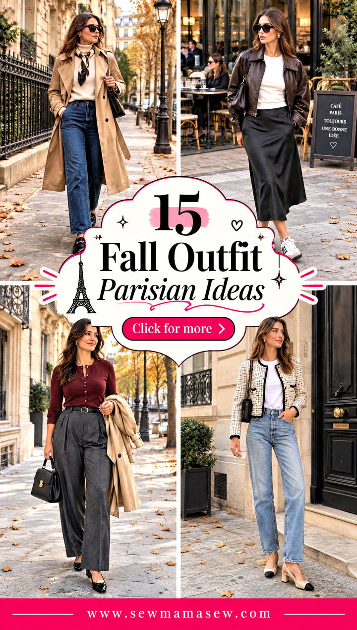 15 Fall Outfit Parisian Ideas Effortless French-Girl Style - 15 Fall Outfit Parisian Ideas: Effortless French-Girl Style
