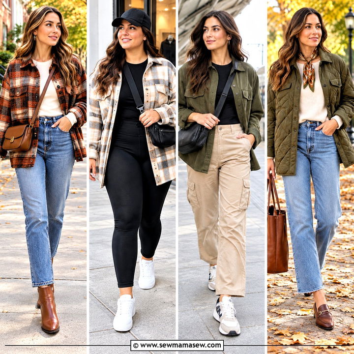 15 Fall Outfit Shacket Ideas: Cozy Layers for Weekend Plans