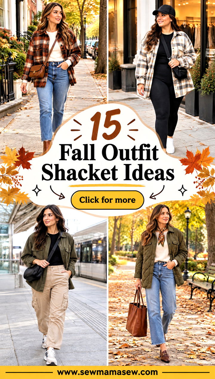 15 Fall Outfit Shacket Ideas Cozy Layers for Weekend Plans - 15 Fall Outfit Shacket Ideas: Cozy Layers for Weekend Plans