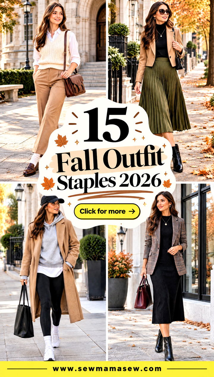 15 Fall Outfit Staples 2026 Chic Essentials for Easy Layering - 15 Fall Outfit Staples 2026: Chic Essentials for Easy Layering