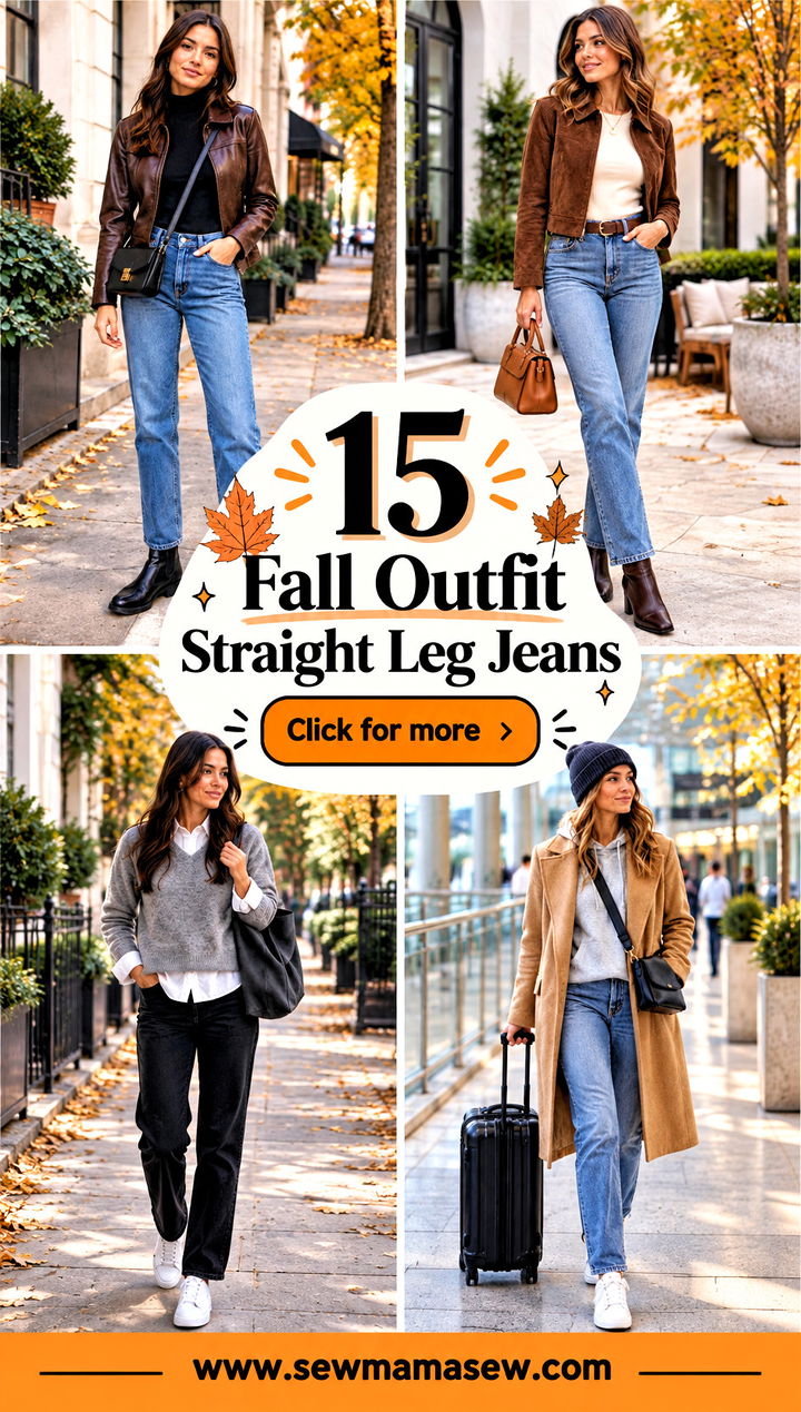 15 Fall Outfit Straight Leg Jeans Easy Looks for Crisp Days - 15 Fall Outfit Straight Leg Jeans: Easy Looks for Crisp Days