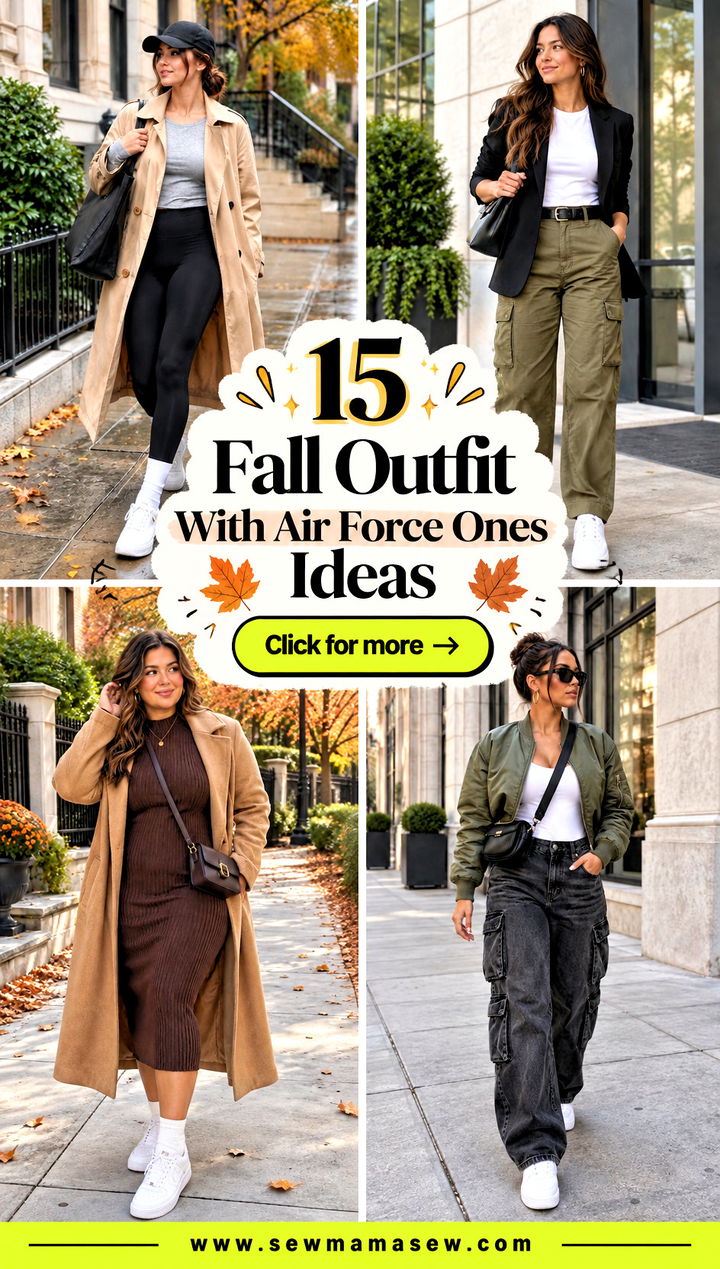 15 Fall Outfit With Air Force Ones Ideas Fresh Casual Looks - 15 Fall Outfit With Air Force Ones Ideas: Fresh Casual Looks