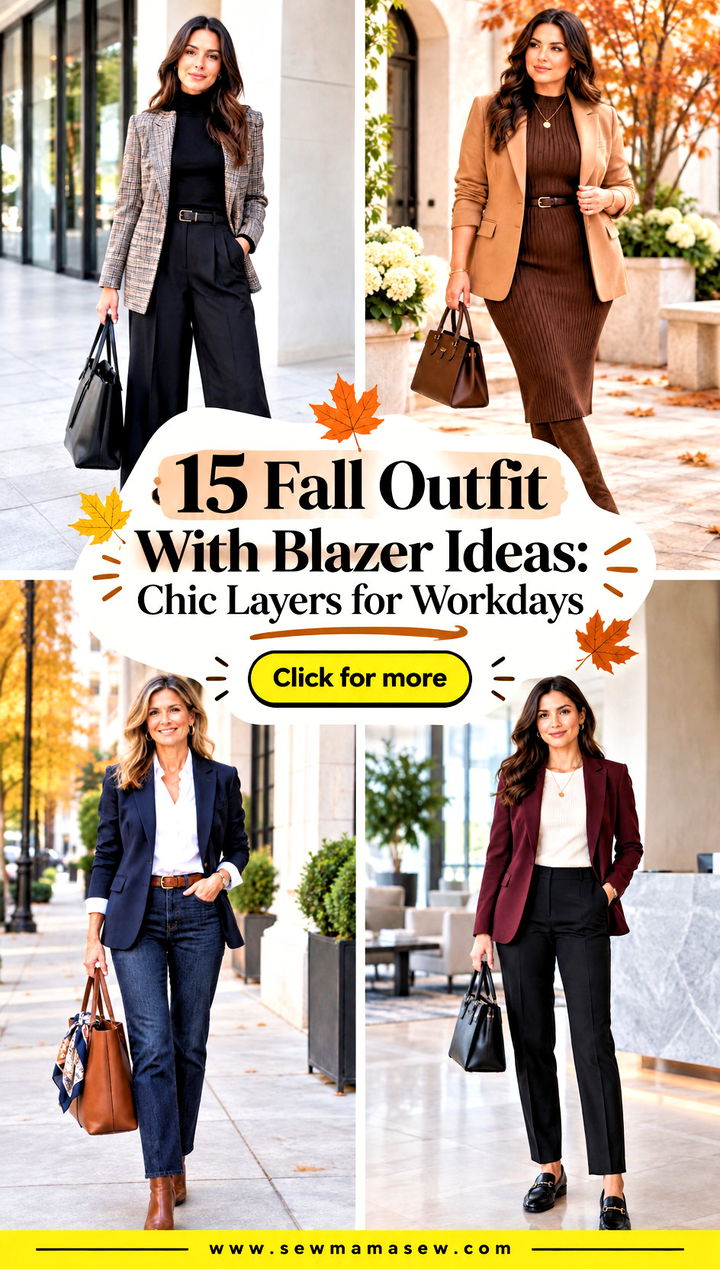 15 Fall Outfit With Blazer Ideas Chic Layers for Workdays - 15 Fall Outfit With Blazer Ideas: Chic Layers for Workdays