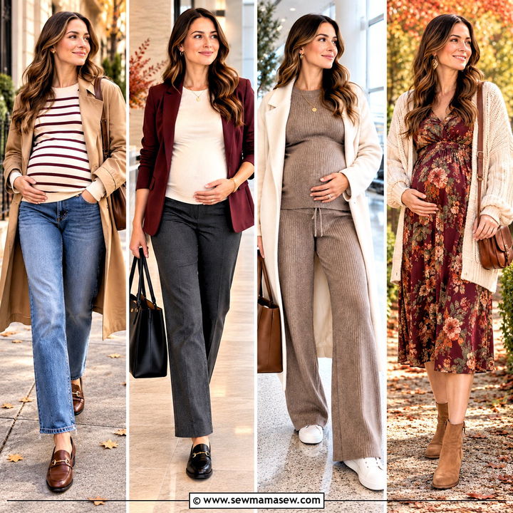 15 Fall Outfit for Pregnant Ideas for Women: Cozy Chic Looks
