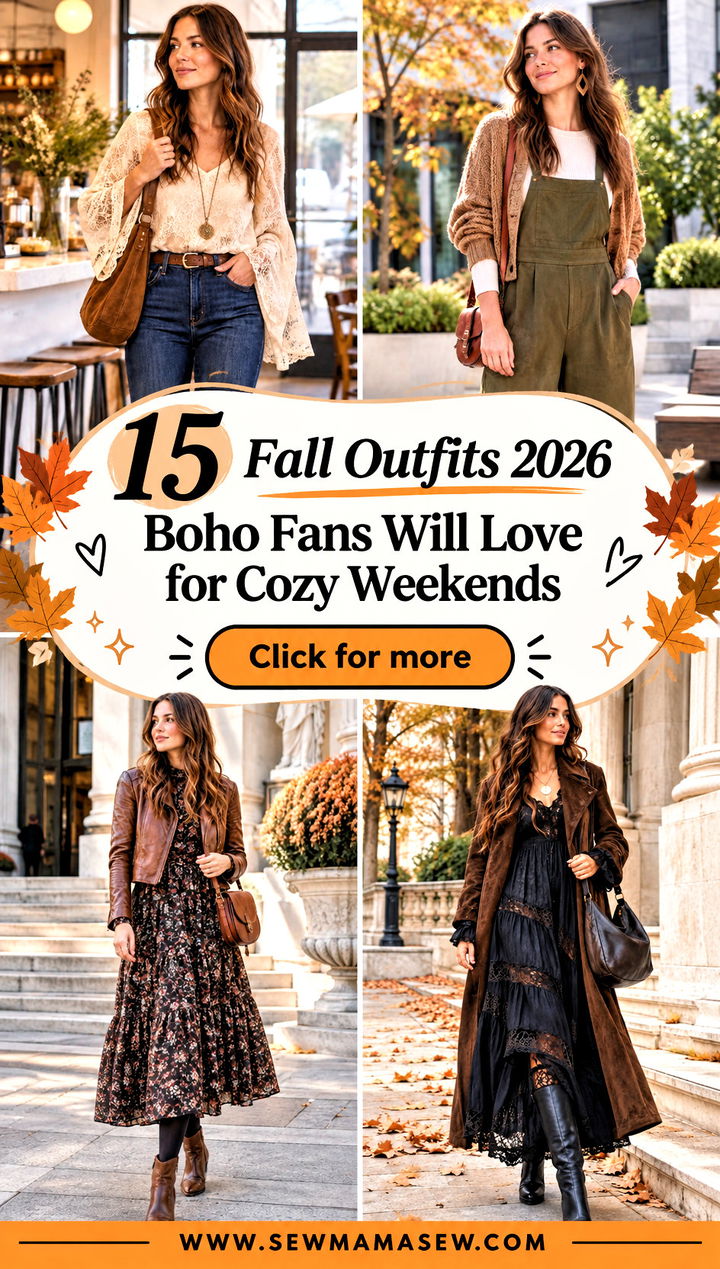 15 Fall Outfits 2026 Boho Fans Will Love for Cozy Weekends - 15 Fall Outfits 2026 Boho Fans Will Love for Cozy Weekends