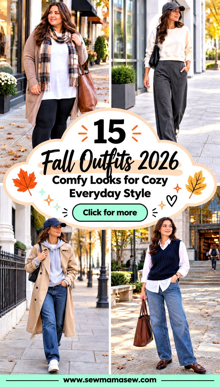 15 Fall Outfits 2026 Comfy Looks for Cozy Everyday Style - 15 Fall Outfits 2026 Comfy Looks for Cozy Everyday Style