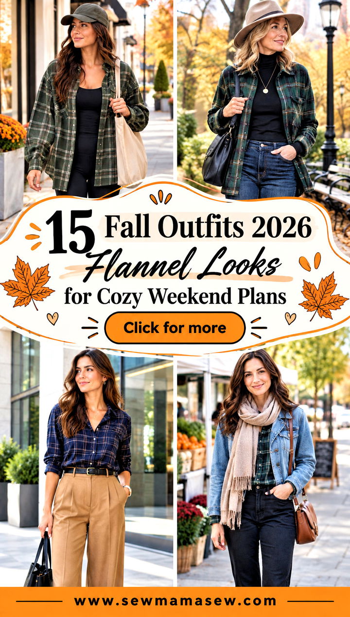 15 Fall Outfits 2026 Flannel Looks for Cozy Weekend Plans - 15 Fall Outfits 2026 Flannel Looks for Cozy Weekend Plans