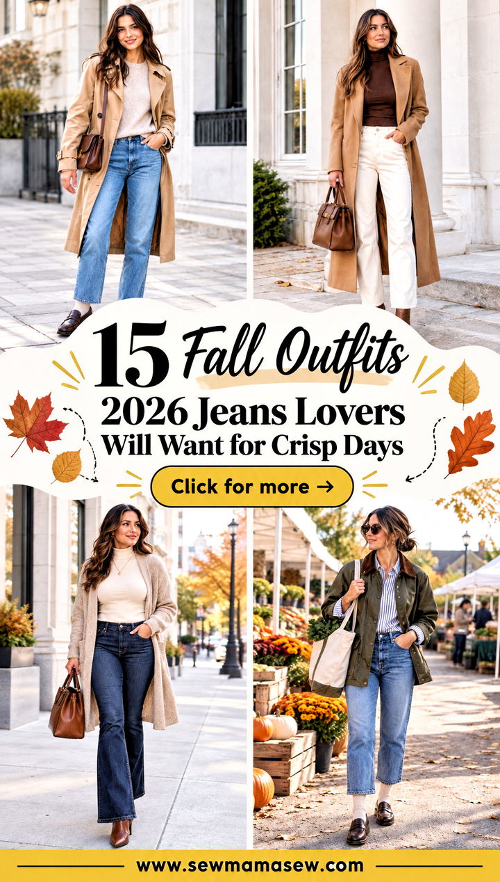 15 Fall Outfits 2026 Jeans Lovers Will Want for Crisp Days - 15 Fall Outfits 2026 Jeans Lovers Will Want for Crisp Days