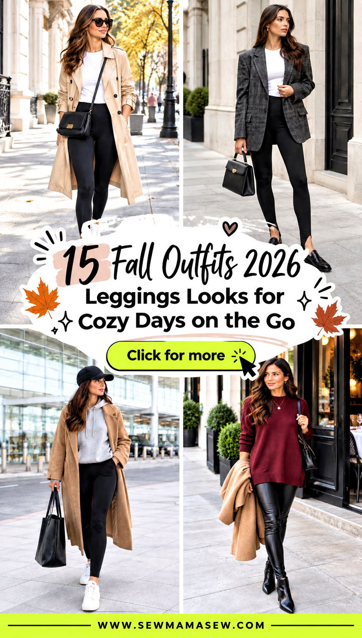 15 Fall Outfits 2026 Leggings Looks for Cozy Days on the Go - 15 Fall Outfits 2026 Leggings Looks for Cozy Days on the Go
