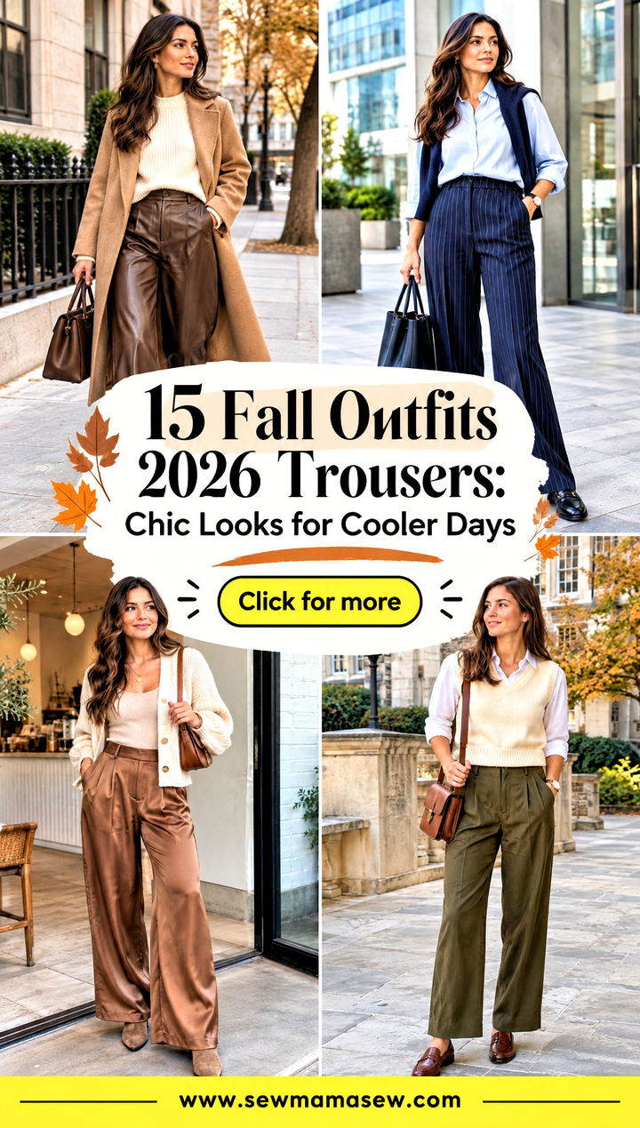 15 Fall Outfits 2026 Trousers Chic Looks for Cooler Days - 15 Fall Outfits 2026 Trousers: Chic Looks for Cooler Days