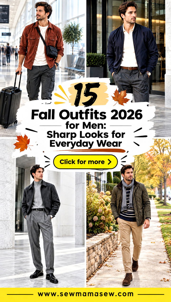 15 Fall Outfits 2026 for Men Sharp Looks for Everyday Wear - 15 Fall Outfits 2026 for Men: Sharp Looks for Everyday Wear