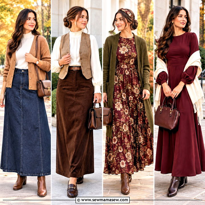 15 Fall Outfits Apostolic Fashion: Elegant Modest Layers