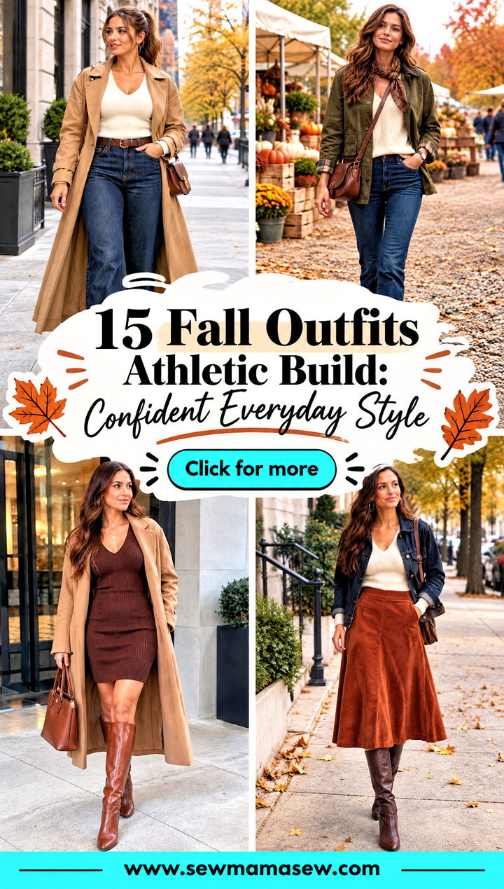 15 Fall Outfits Athletic Build Confident Everyday Style - 15 Fall Outfits Athletic Build: Confident Everyday Style