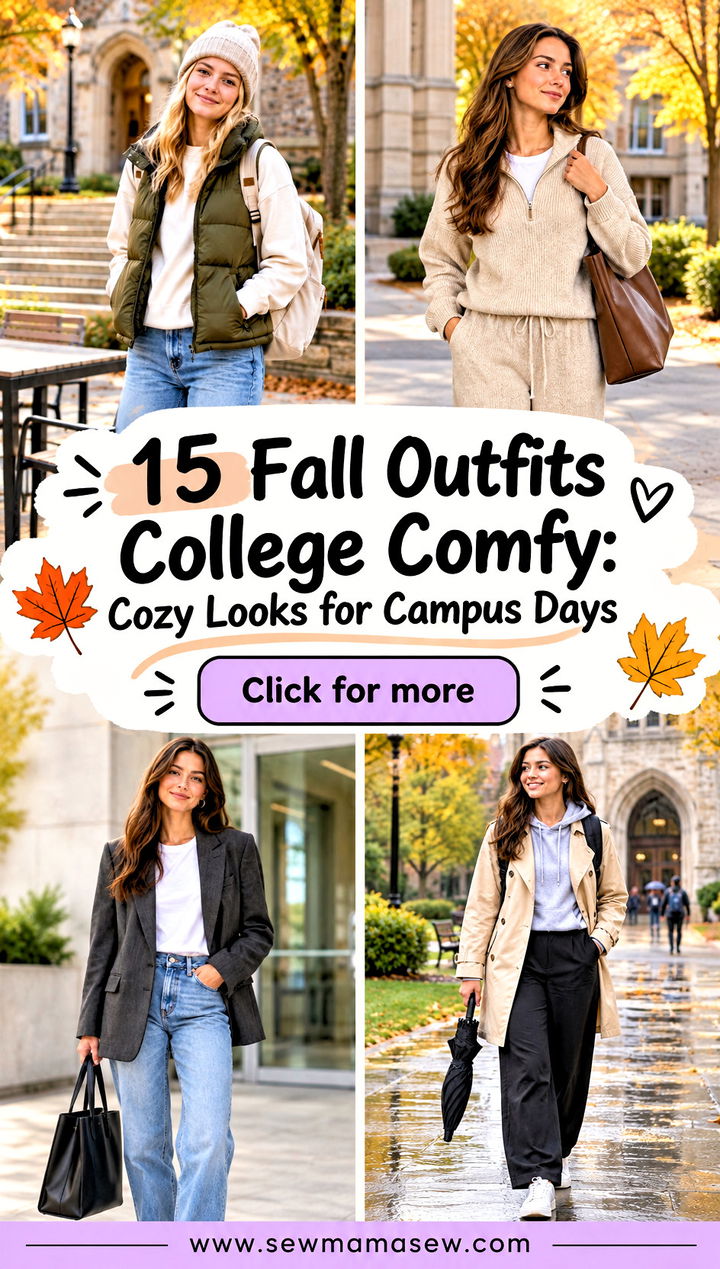 15 Fall Outfits College Comfy Cozy Looks for Campus Days - 15 Fall Outfits College Comfy: Cozy Looks for Campus Days