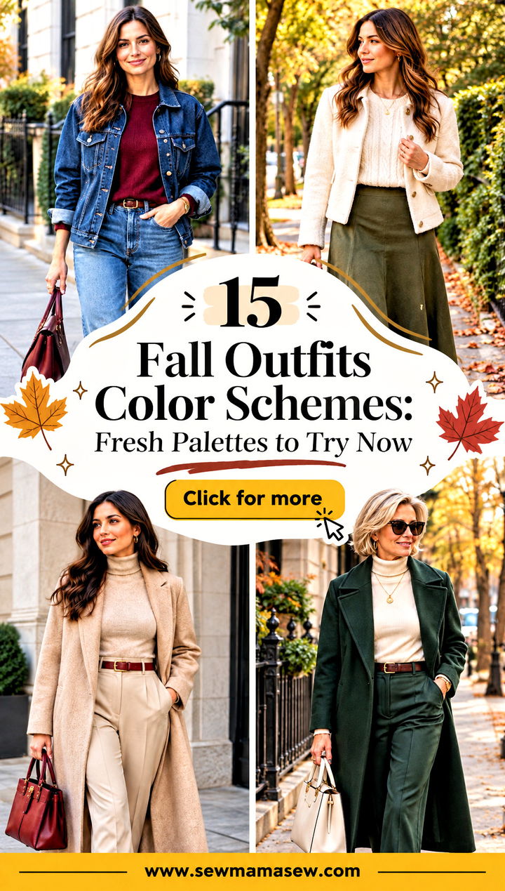 15 Fall Outfits Color Schemes Fresh Palettes to Try Now - 15 Fall Outfits Color Schemes: Fresh Palettes to Try Now