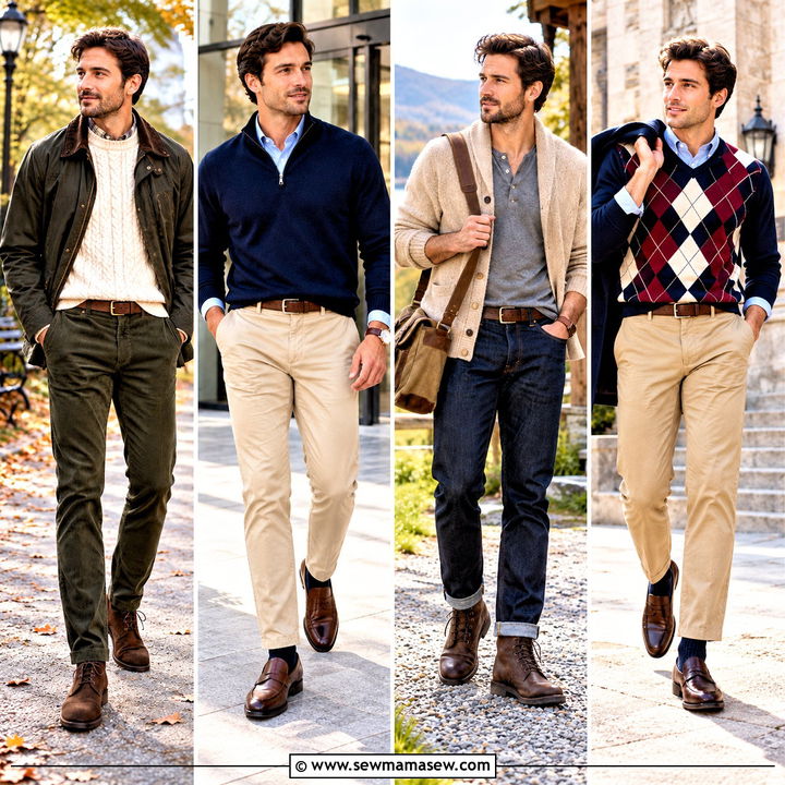15 Fall Outfits Men Autumn Sweaters Can Make Cozy and Cool