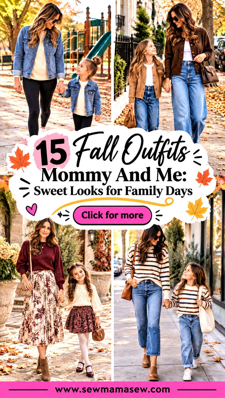 15 Fall Outfits Mommy And Me Sweet Looks for Family Days - 15 Fall Outfits Mommy And Me: Sweet Looks for Family Days