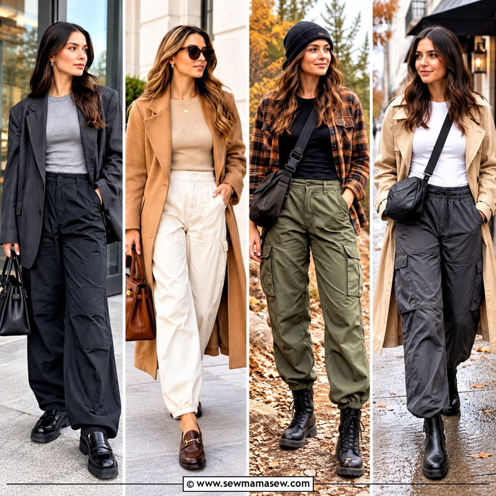 15 Fall Outfits Parachute Pants Fans Will Love for Weekends