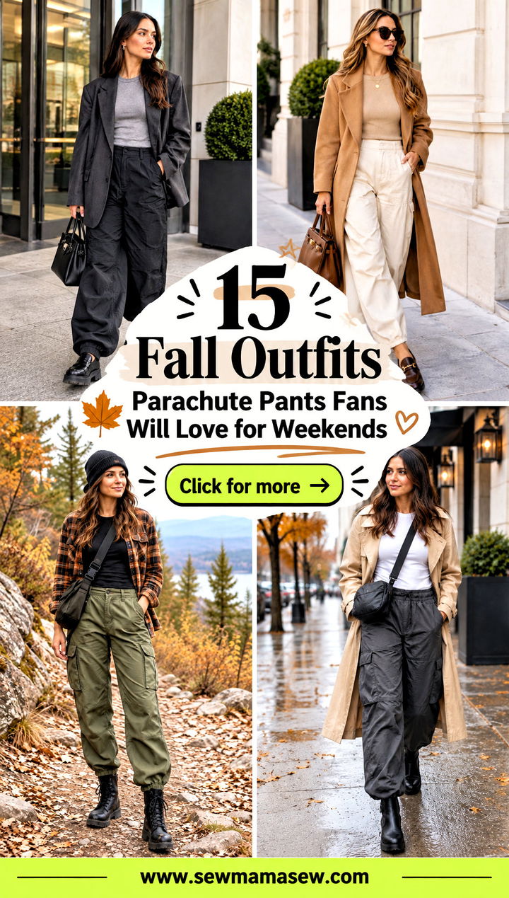 15 Fall Outfits Parachute Pants Fans Will Love for Weekends - 15 Fall Outfits Parachute Pants Fans Will Love for Weekends