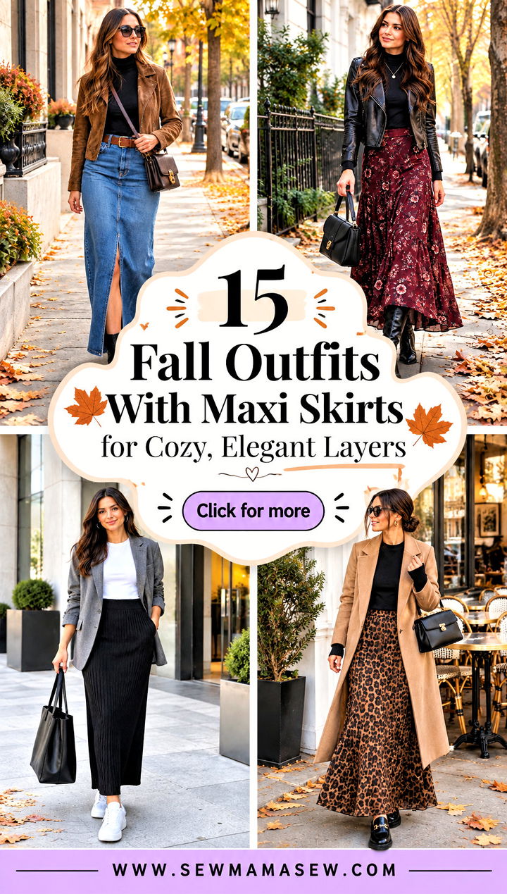 15 Fall Outfits With Maxi Skirts for Cozy Elegant Layers - 15 Fall Outfits With Maxi Skirts for Cozy, Elegant Layers