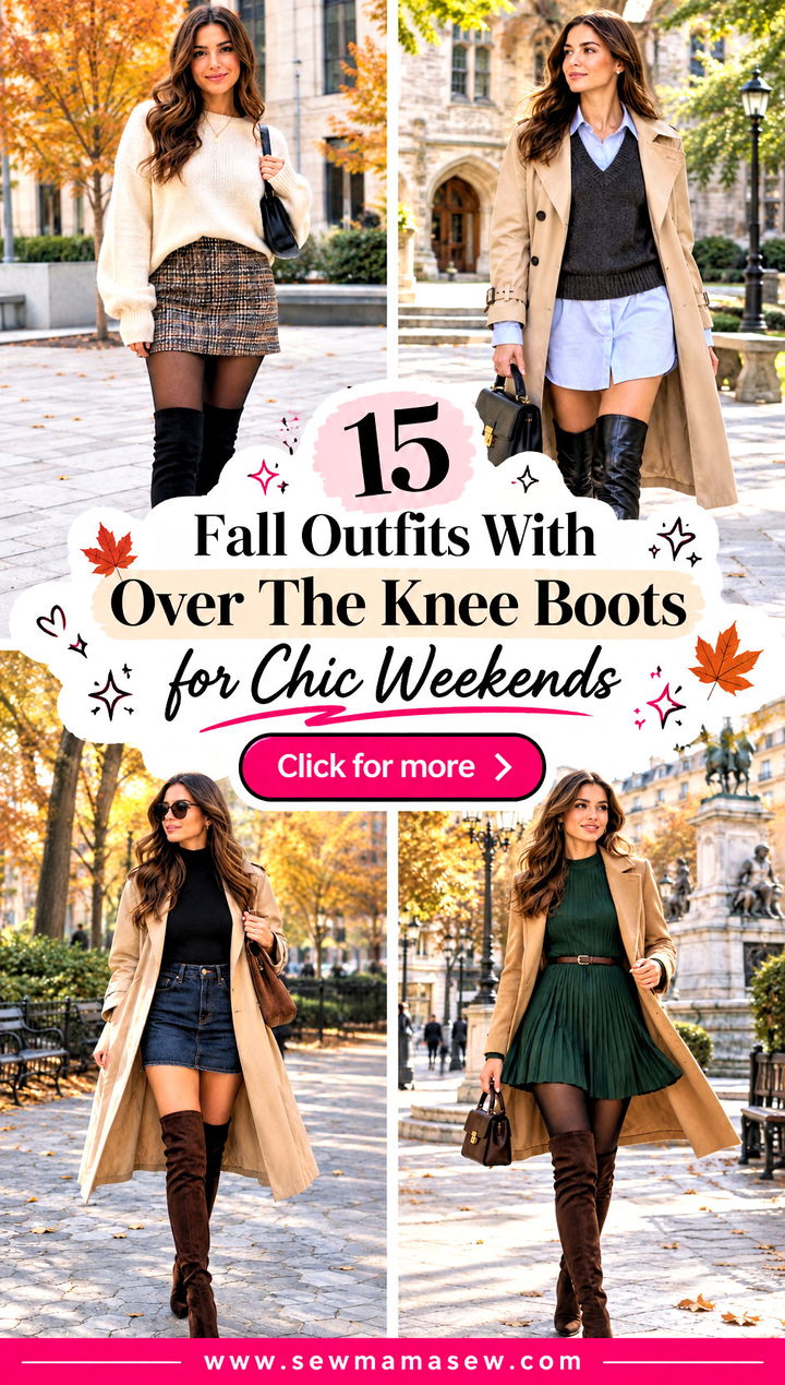 15 Fall Outfits With Over The Knee Boots for Chic Weekends - 15 Fall Outfits With Over The Knee Boots for Chic Weekends