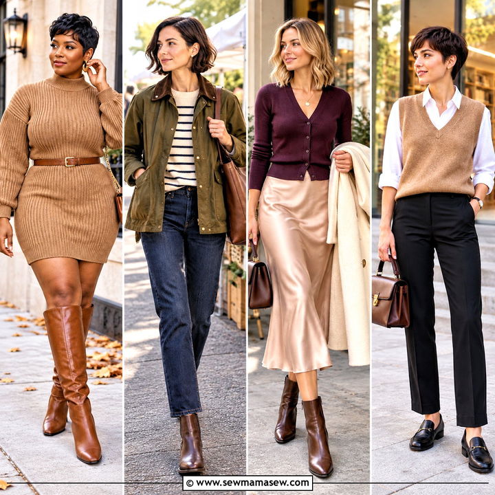 15 Fall Outfits With Short Hair for Chic, Cozy Everyday Style