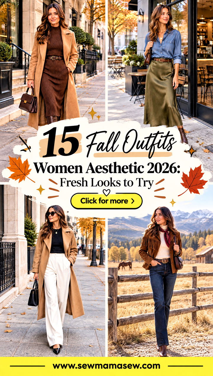 15 Fall Outfits Women Aesthetic 2026 Fresh Looks to Try - 15 Fall Outfits Women Aesthetic 2026: Fresh Looks to Try