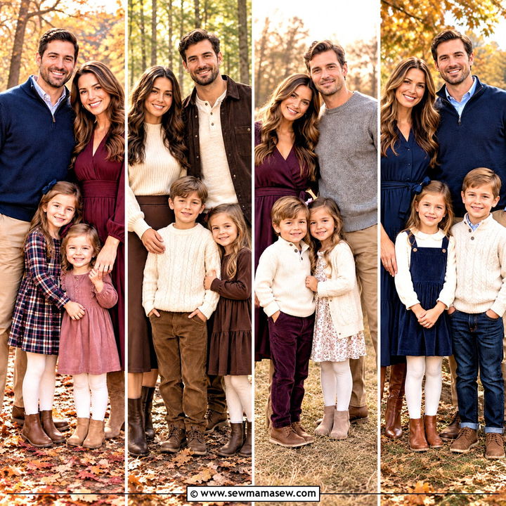 15 Fall Outfits for Family Pictures Outside: Cozy Layers