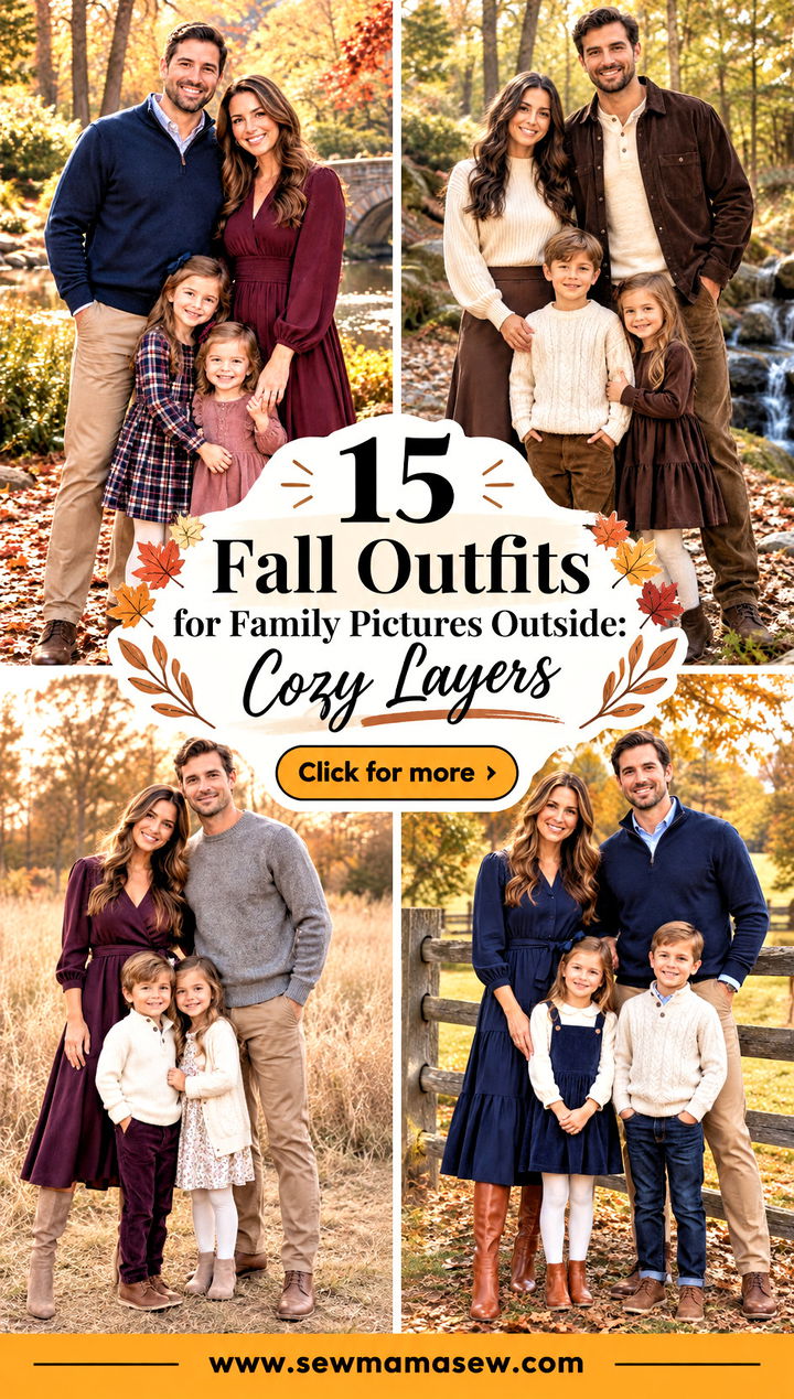 15 Fall Outfits for Family Pictures Outside Cozy Layers - 15 Fall Outfits for Family Pictures Outside: Cozy Layers