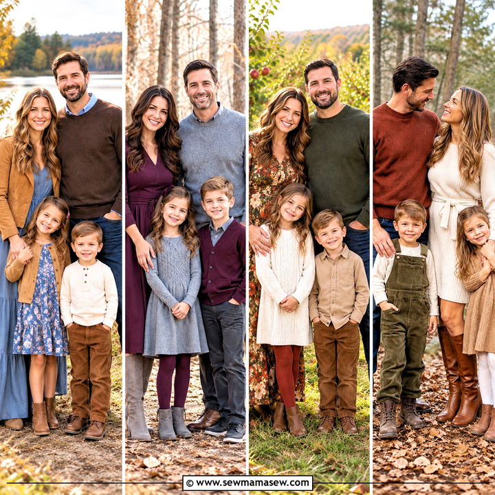 15 Fall Outfits for Family Pictures: Warm, Timeless Looks