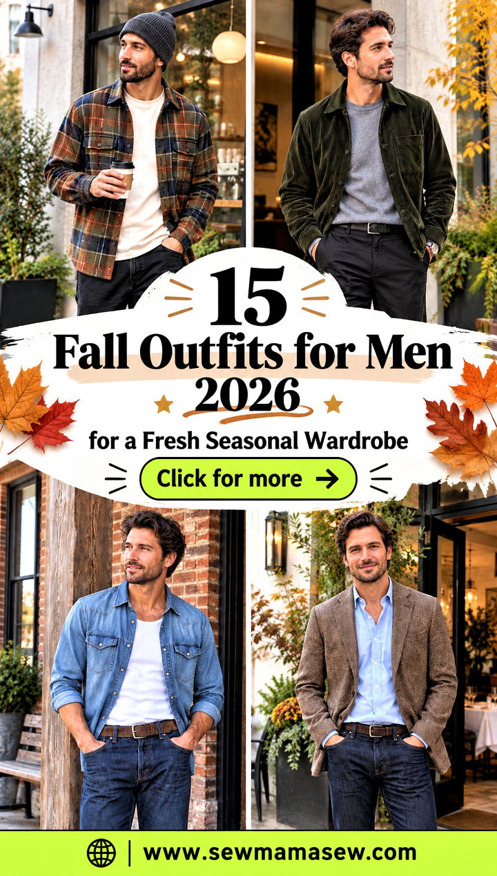15 Fall Outfits for Men 2026 for a Fresh Seasonal Wardrobe - 15 Fall Outfits for Men 2026 for a Fresh Seasonal Wardrobe