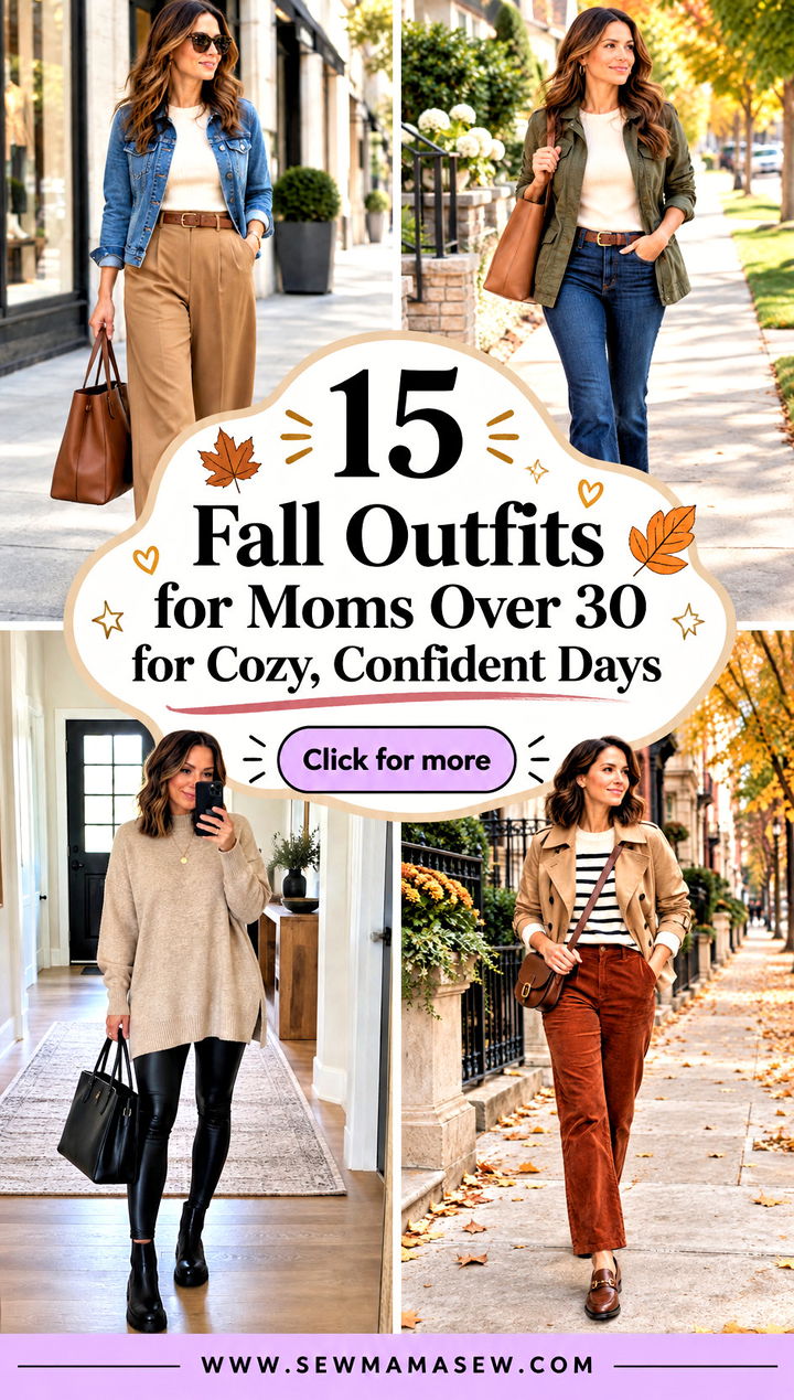 15 Fall Outfits for Moms Over 30 for Cozy Confident Days - 15 Fall Outfits for Moms Over 30 for Cozy, Confident Days