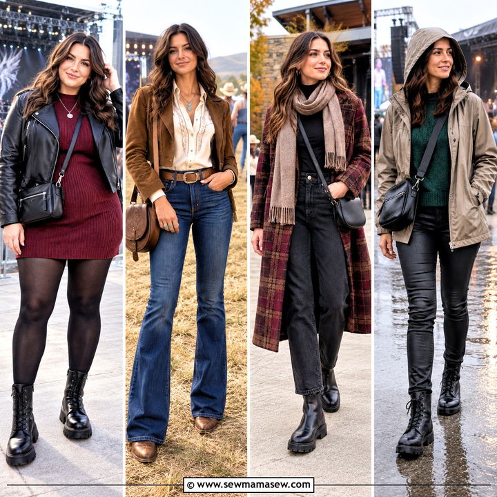 15 Fall Outside Concert Outfit Ideas for Cozy Chilly Nights