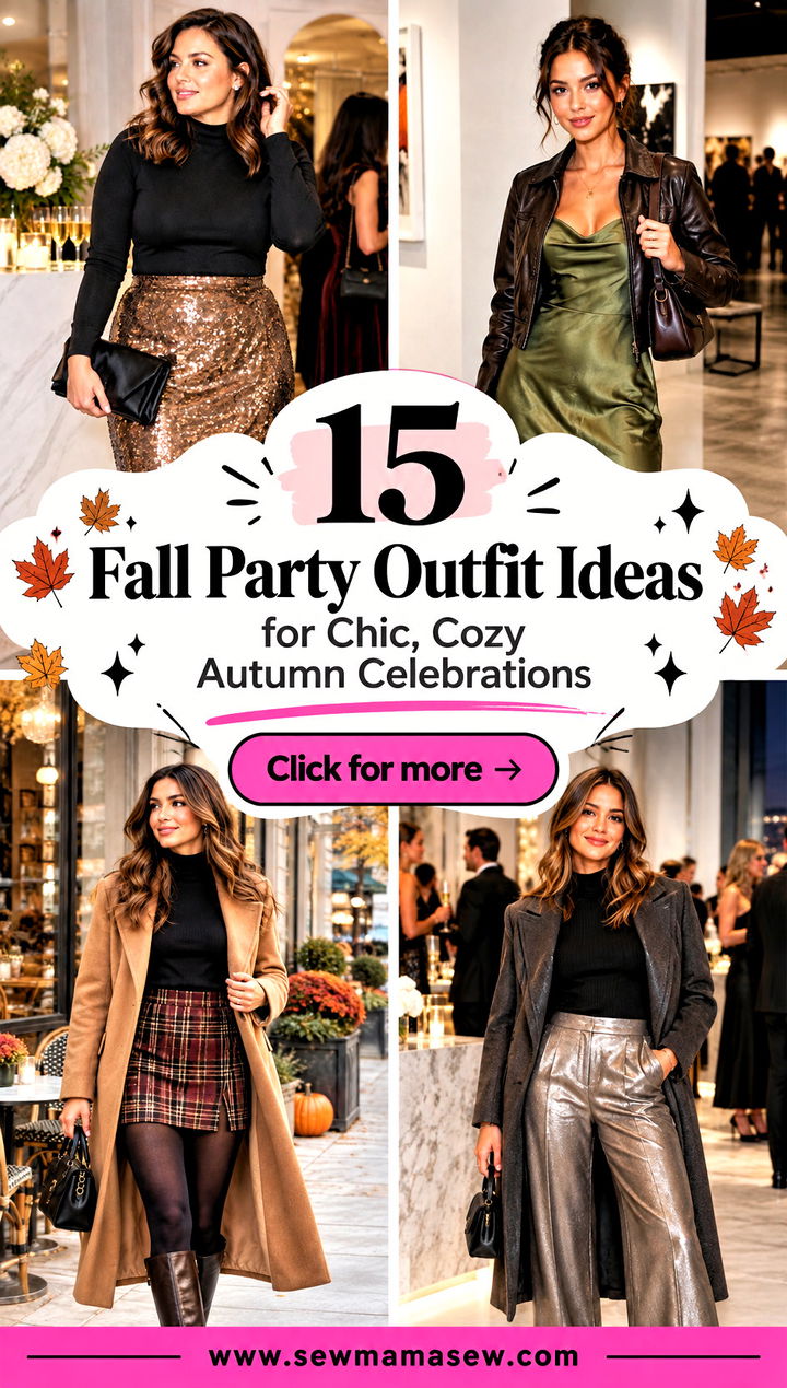 15 Fall Party Outfit Ideas for Chic Cozy Autumn Celebrations - 15 Fall Party Outfit Ideas for Chic, Cozy Autumn Celebrations