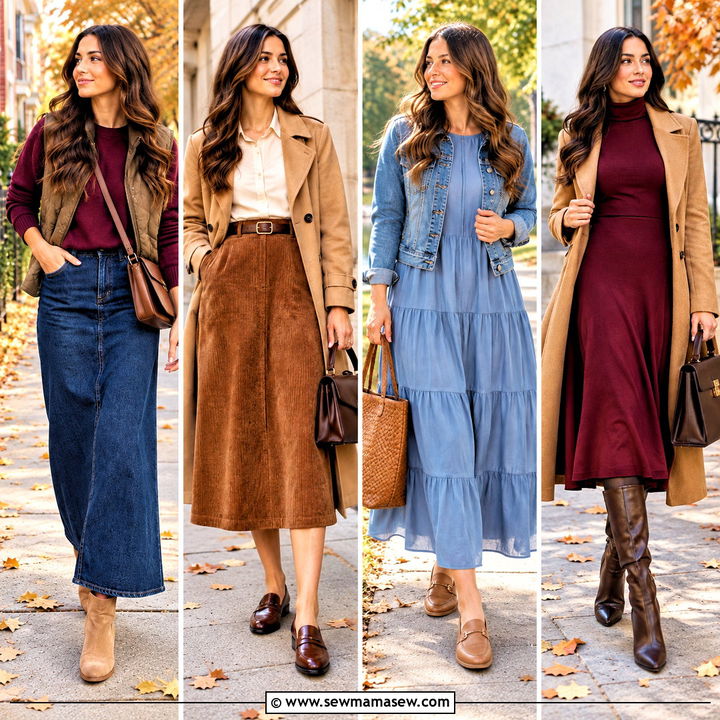 15 Fall Pentecostal Outfits for Cozy, Modest Sunday Style