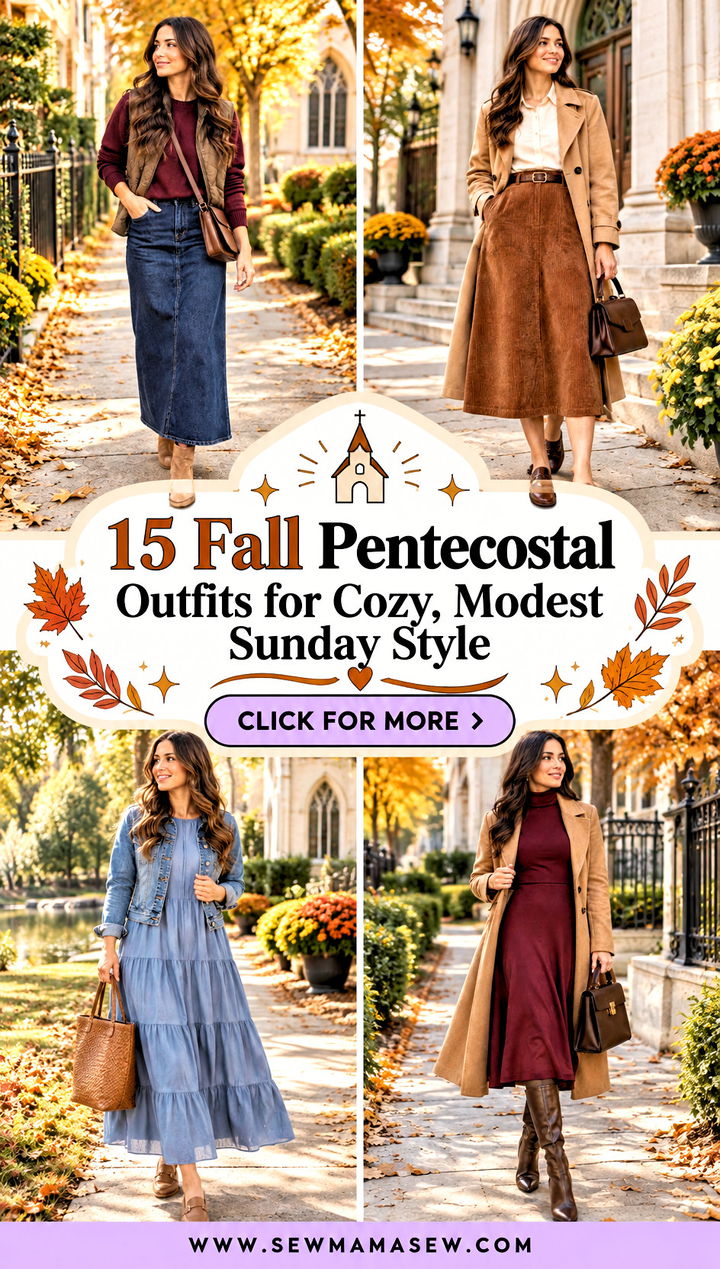 15 Fall Pentecostal Outfits for Cozy Modest Sunday Style - 15 Fall Pentecostal Outfits for Cozy, Modest Sunday Style