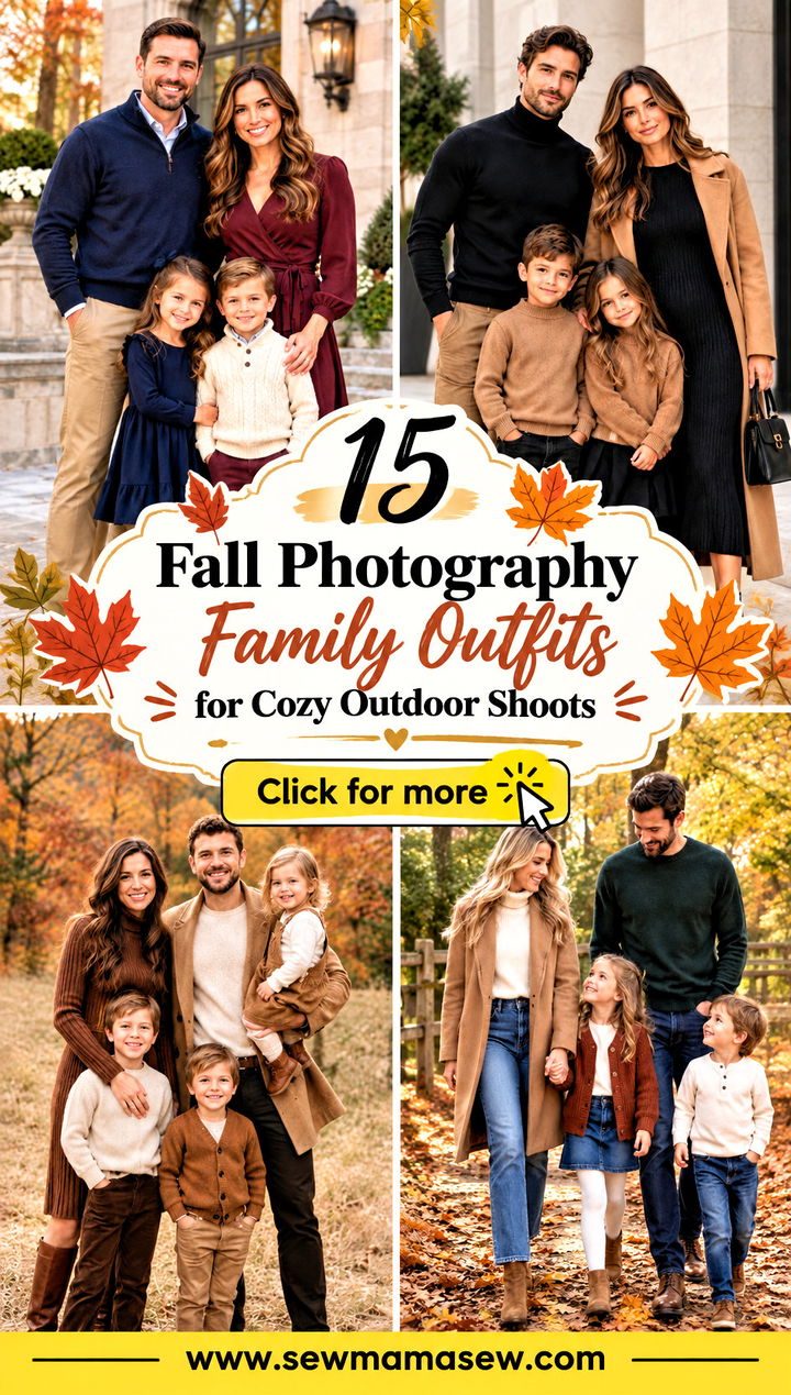 15 Fall Photography Family Outfits for Cozy Outdoor Shoots - 15 Fall Photography Family Outfits for Cozy Outdoor Shoots