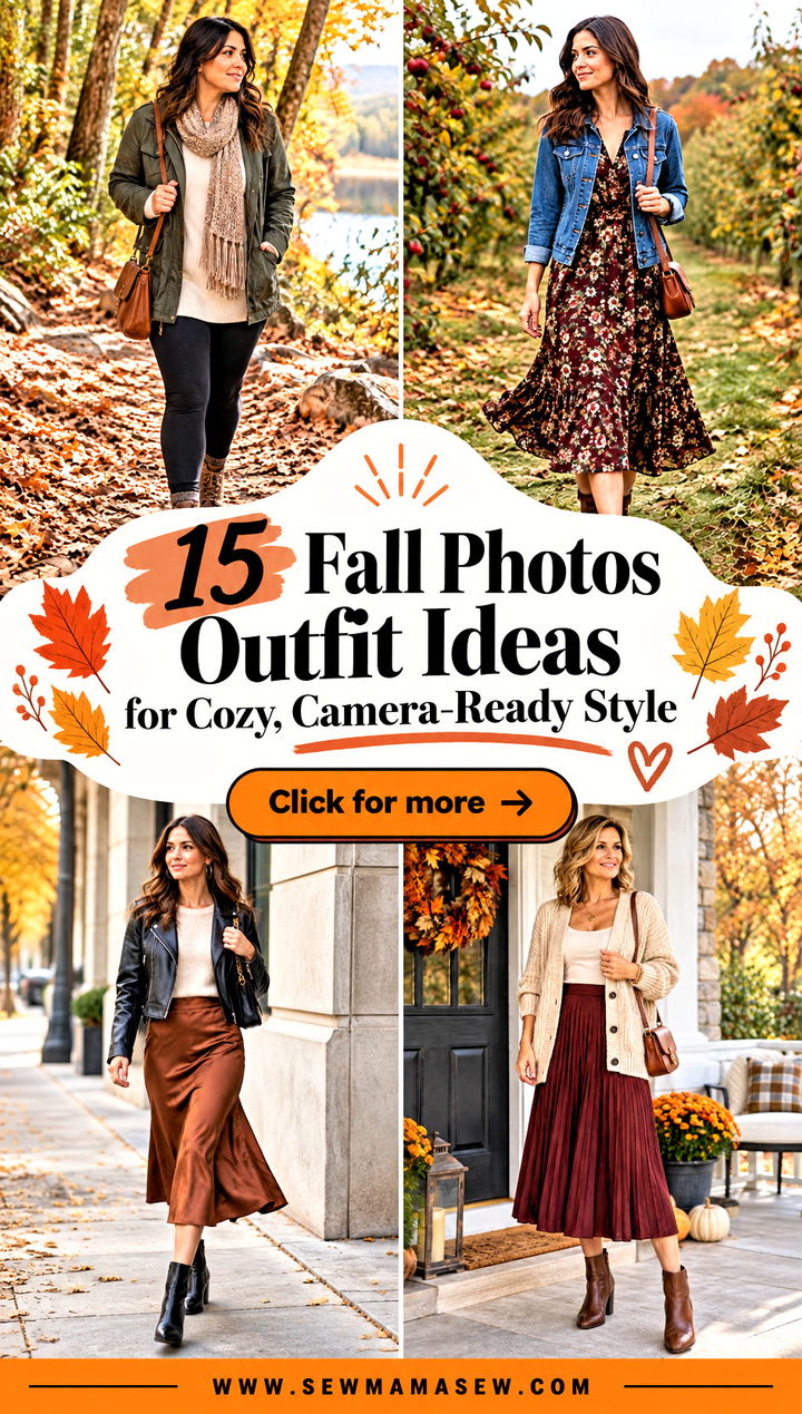 15 Fall Photos Outfit Ideas for Cozy Camera-Ready Style - 15 Fall Photos Outfit Ideas for Cozy, Camera-Ready Style