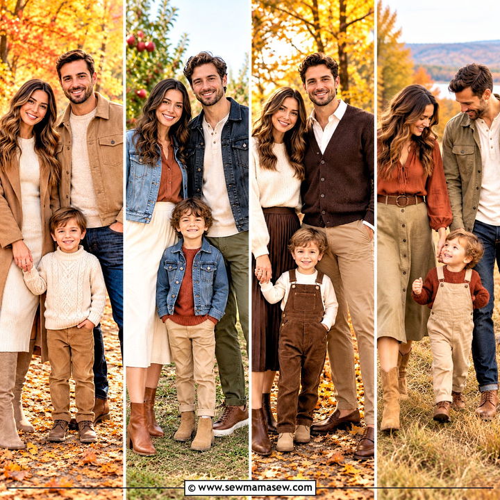 15 Fall Photoshoot Outfits Family of 3 for Sweet Memories