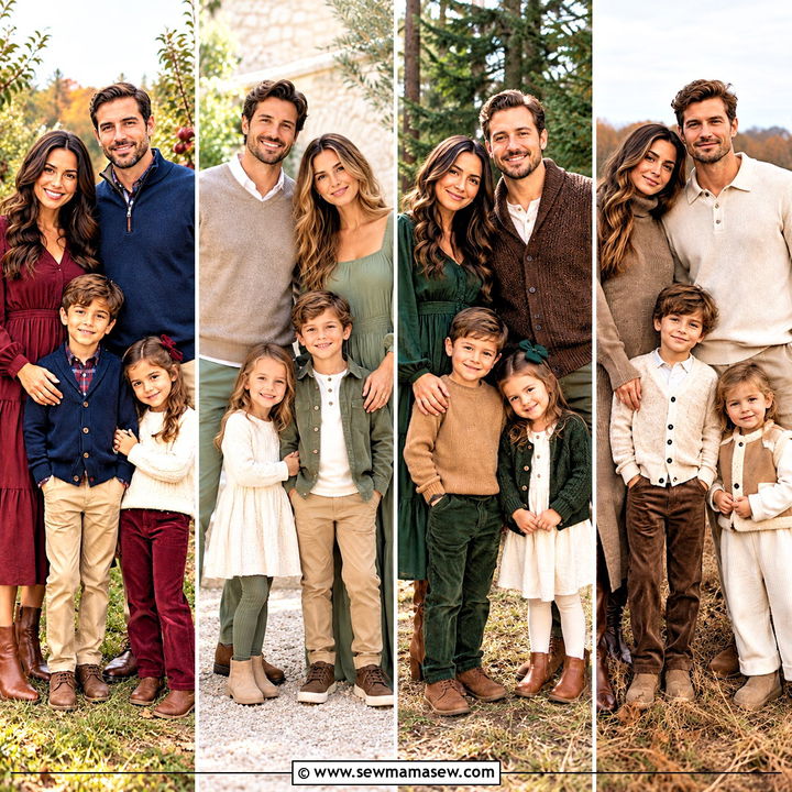 15 Fall Photoshoot Outfits Family of 4 for Happy Portraits