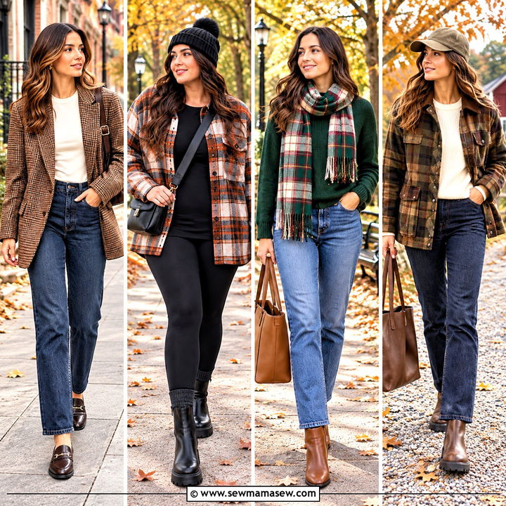 15 Fall Plaid Fashion Style Ideas for Cozy Everyday Looks