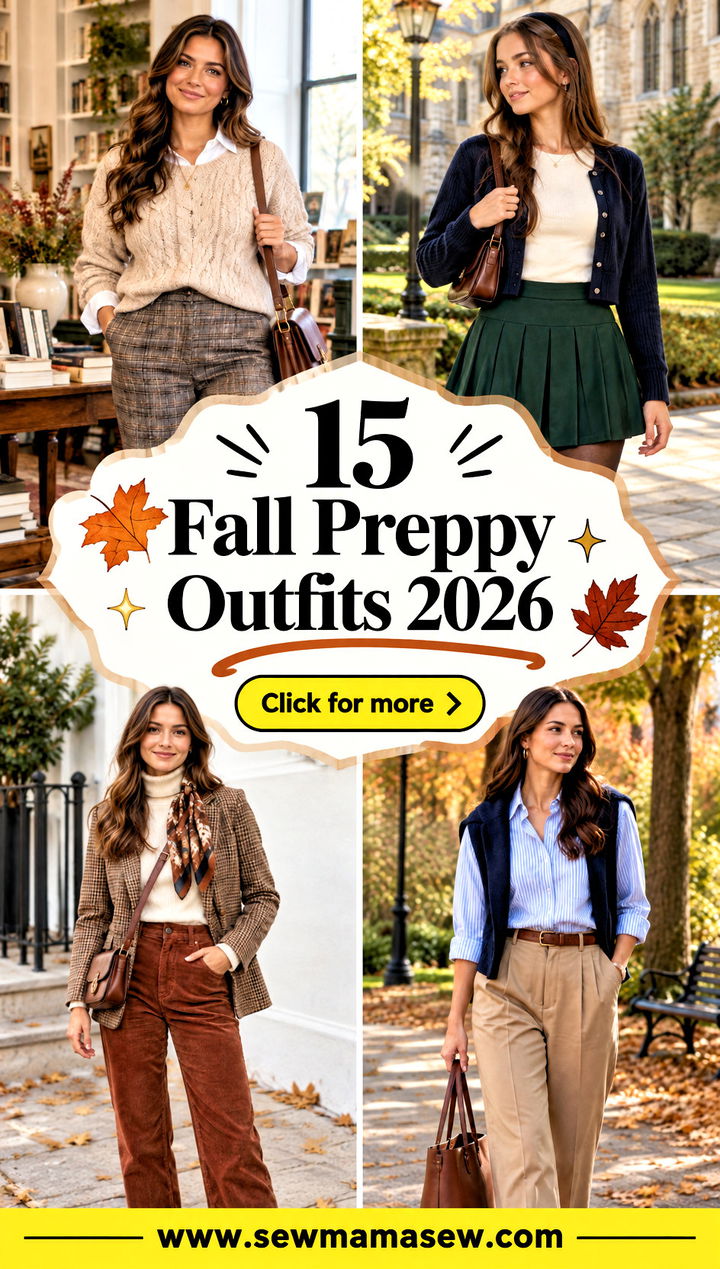 15 Fall Preppy Outfits 2026 for Chic Campus Days and Beyond - 15 Fall Preppy Outfits 2026 for Chic Campus Days and Beyond