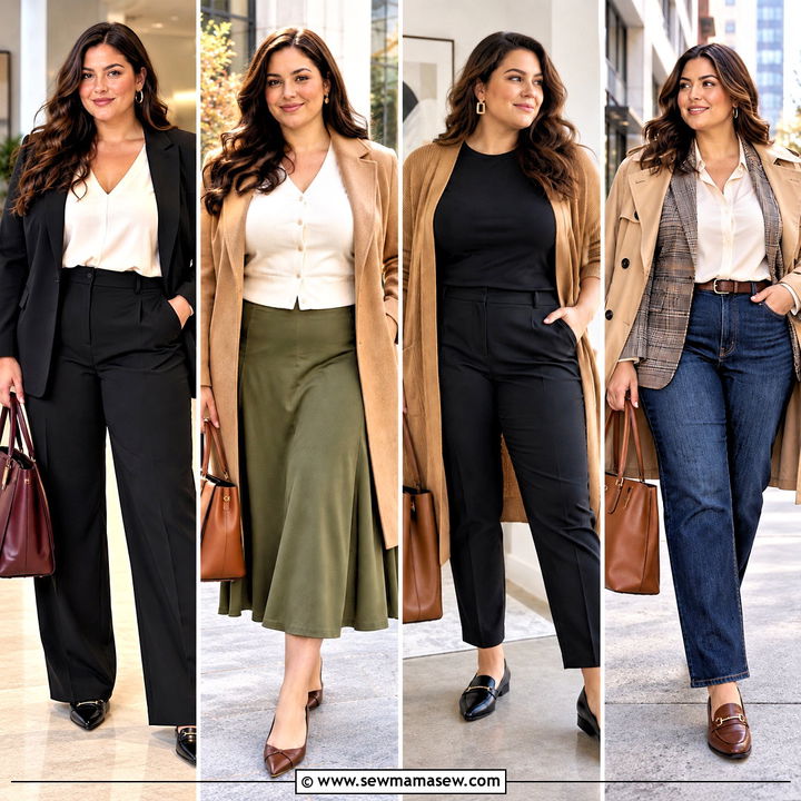 15 Fall Professional Outfits Women for Plus Size to Love