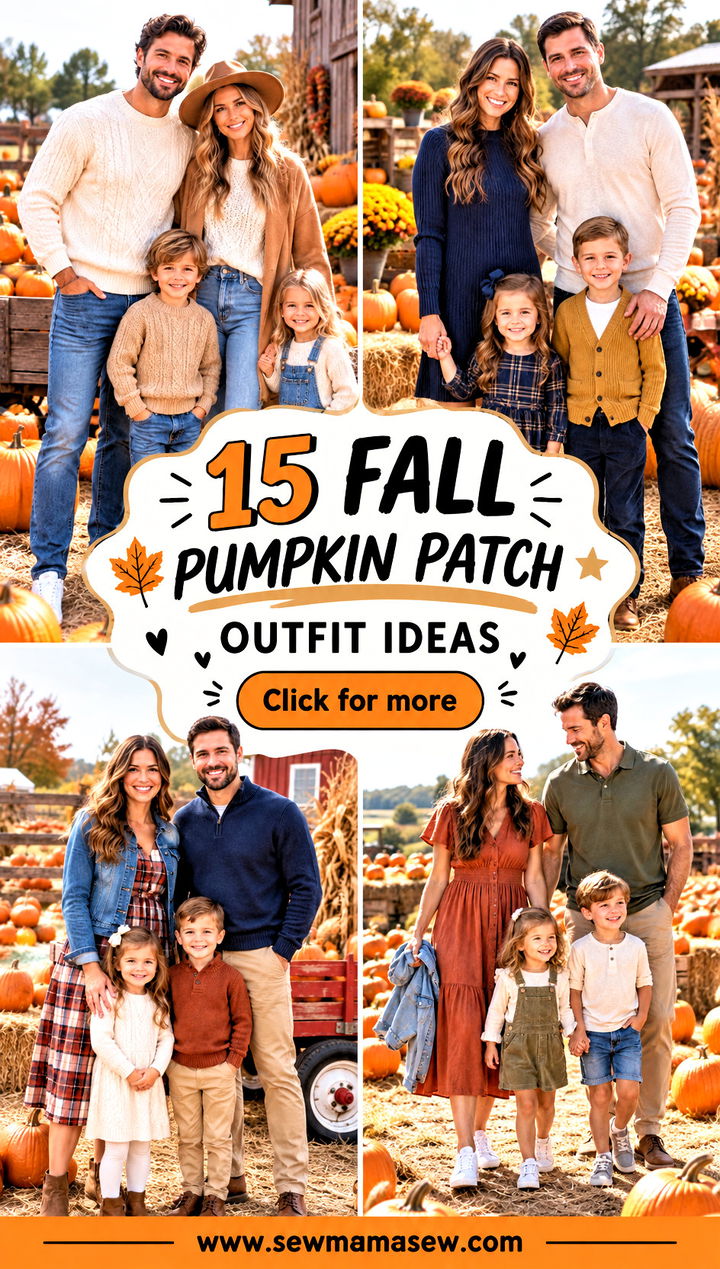 15 Fall Pumpkin Patch Outfit Ideas for Family Photo Magic - 15 Fall Pumpkin Patch Outfit Ideas for Family Photo Magic