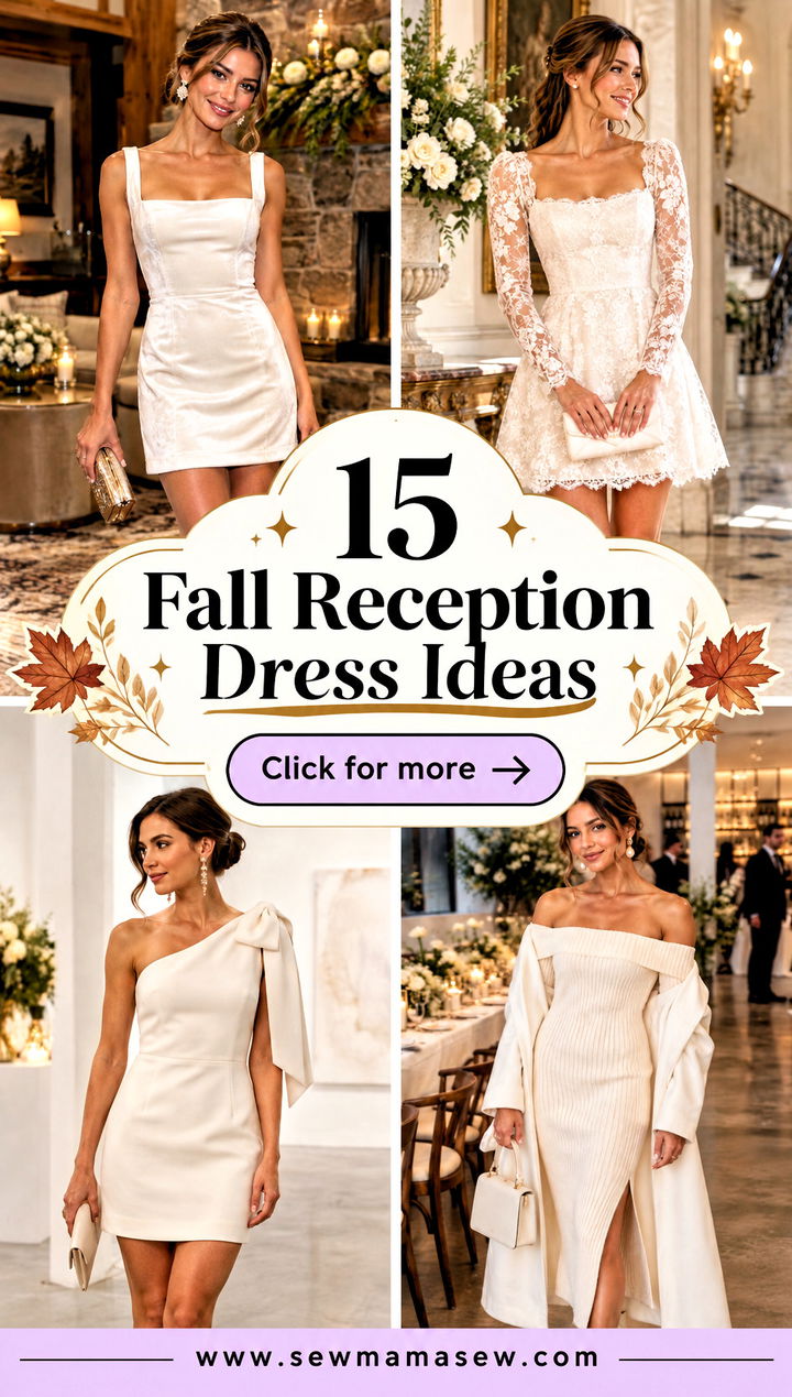 15 Fall Reception Dress Ideas for a Romantic Wedding Night - 15 Fall Reception Dress Ideas for a Romantic Wedding Night