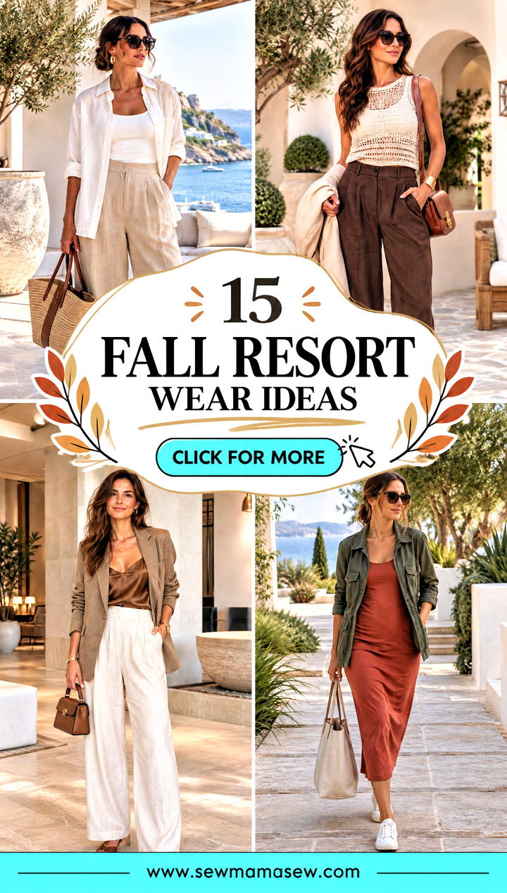 15 Fall Resort Wear Ideas for Effortlessly Chic Getaways - 15 Fall Resort Wear Ideas for Effortlessly Chic Getaways