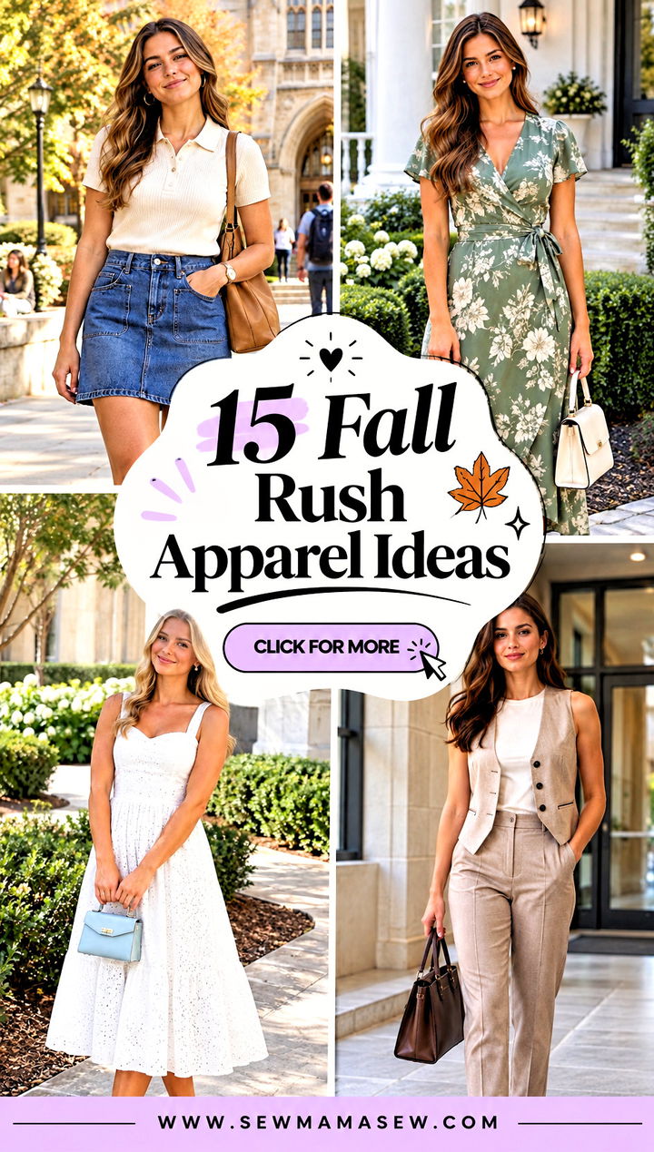 15 Fall Rush Apparel Ideas for Confident Campus Style Days - 15 Fall Rush Apparel Ideas for Confident Campus Style Days