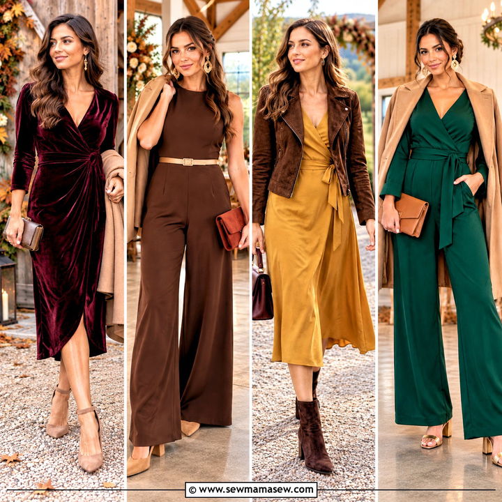 15 Fall Rustic Wedding Guest Outfit Ideas for Cozy Charm