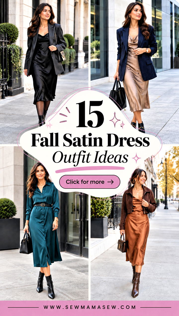 15 Fall Satin Dress Outfit Ideas for Effortless Date Nights - 15 Fall Satin Dress Outfit Ideas for Effortless Date Nights